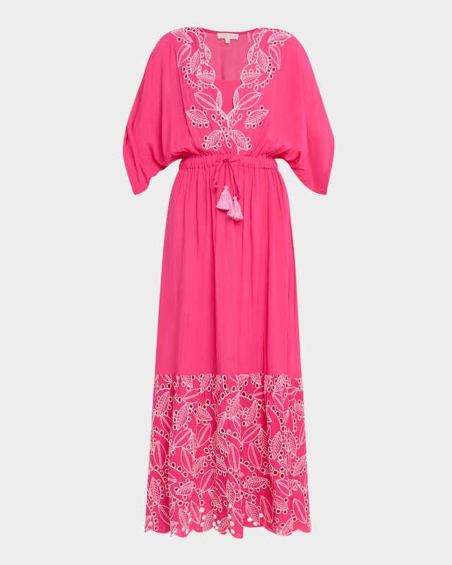 Layshia Embroidered Maxi Dress